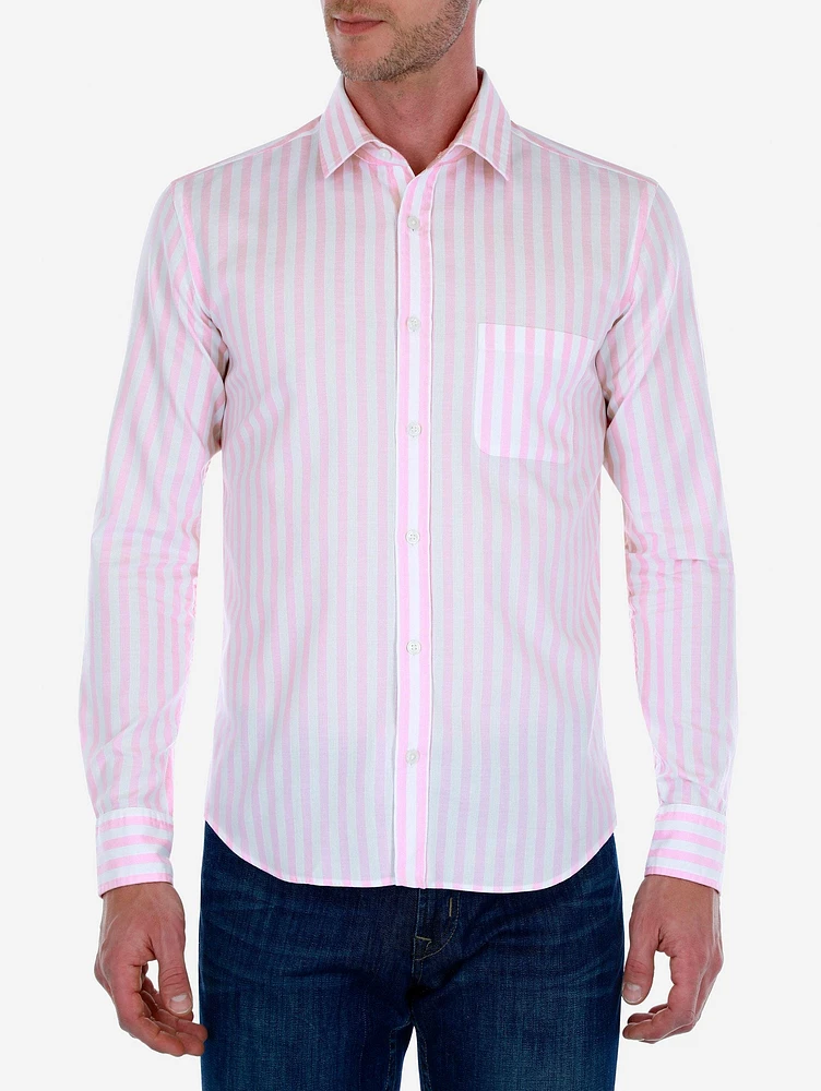 Camisa Casual Royal Oxford a Rayas