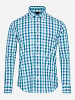 Camisa Casual Slub a Cuadros