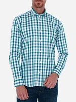 Camisa Casual Slub a Cuadros