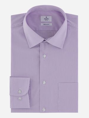 Camisa de vestir color lila rayada para hombre | Scappino