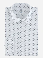 Camisa Business Casual Micro Estampado Slim Fit