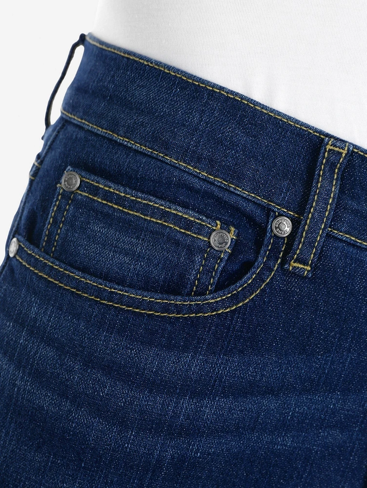 Jeans Straight Fit Blue Denim