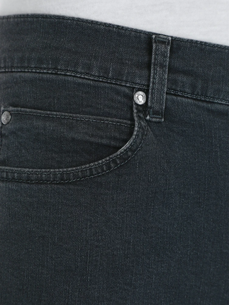 Jeans Straight Fit Algodón Egipcio Gris