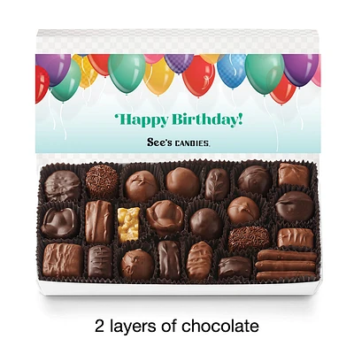 Birthday Wishes Assorted Chocolates - 2 lb