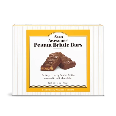 See's AwesomeÂ® Peanut Brittle Bars