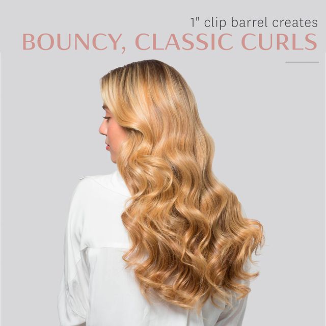 Defined Curls 1" Interchangeable Clip Curling Iron Barrel