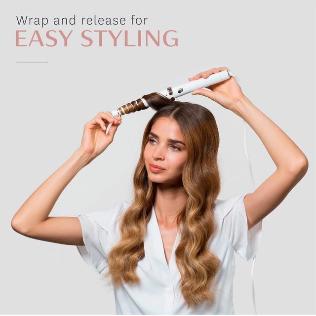 SinglePass Wave Professional Tapered Ceramic Styling Wand