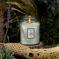 French Cade & Lavender Glass Jar Candle