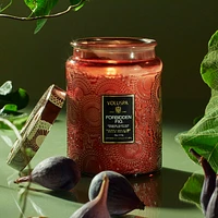 Forbidden Fig Glass Jar Candle