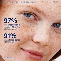 Skin Barrier Restoring + Pore Refining Gel Cream with Niacinamide