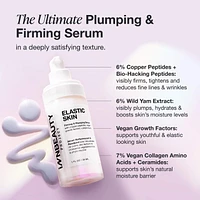 Elastic Skin Firming & Plumping Vegan Growth Factor Serum with Copper Peptides
