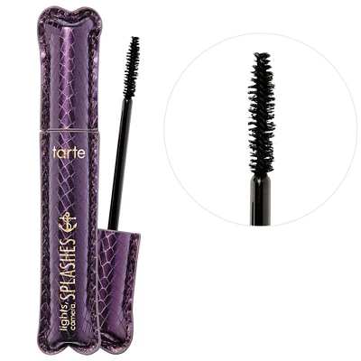 tarte lights, camera, splashes™ 4-in-1 volumizing waterproof mascara Black 0.24 oz/ 7 mL