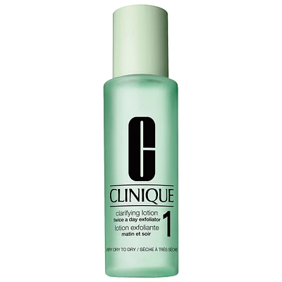 CLINIQUE Clarifying Face Lotion 1 Liquid Exfoliator for Dry Skin oz/ mL