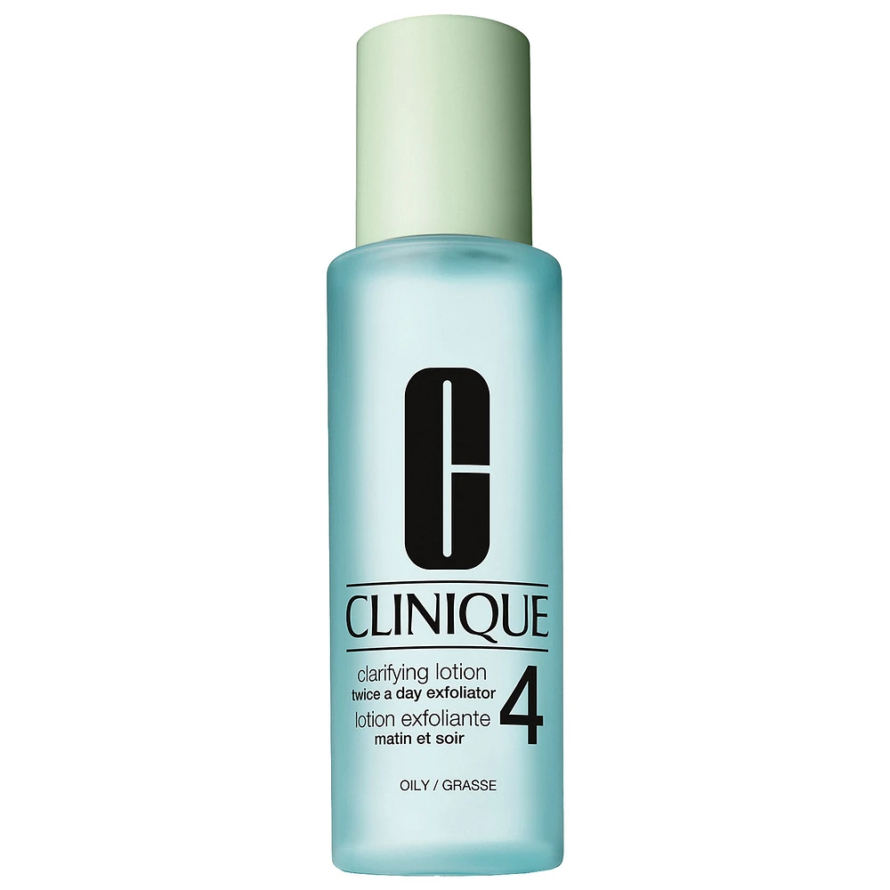 CLINIQUE Clarifying Face Lotion 4 Liquid Exfoliator for Oily Skin oz/ mL