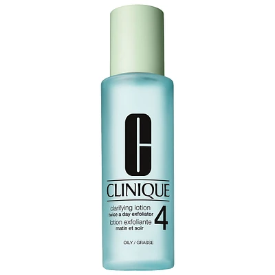 CLINIQUE Clarifying Face Lotion 4 Liquid Exfoliator for Oily Skin oz/ mL