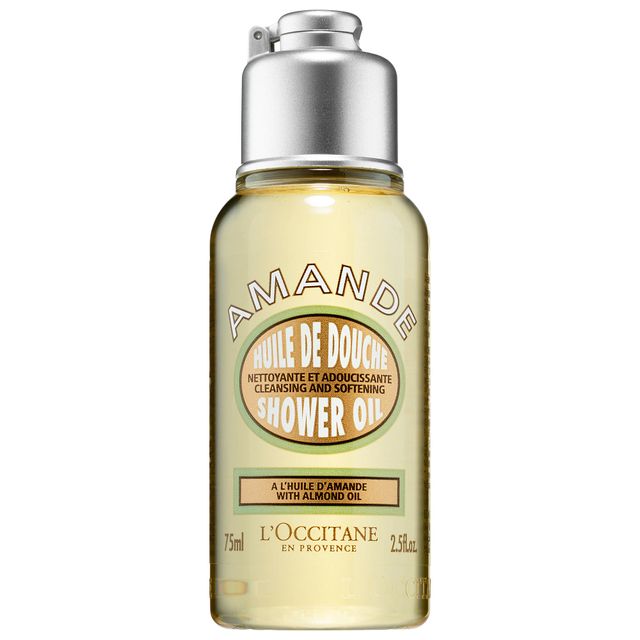 L'Occitane Cleansing And Softening Shower Oil With Almond Oil Mini 2.5 oz/ 75 mL
