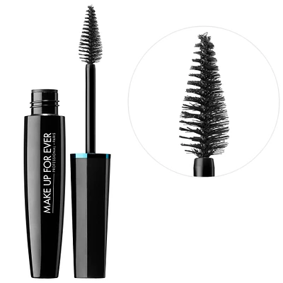 MAKE UP FOR EVER Aqua Smoky Extravagant Waterproof Mascara Black 0.23 oz/ 6.8 mL