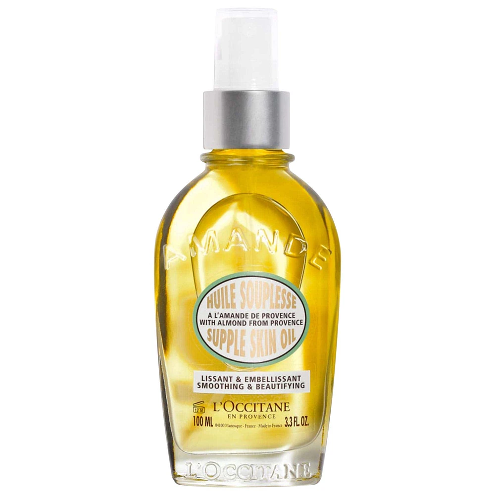 L'Occitane Smoothing and Firming Almond Supple Skin Body Oil 3.3 oz/100 mL