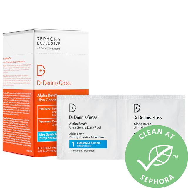 Dr. Dennis Gross Skincare Alpha Beta® Ultra Gentle Daily Peel Pads for Sensitive Skin 30 treatments + 5 bonus
