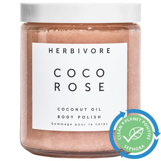 Herbivore Coco Rose Exfoliating Body Scrub 8 oz/ 237 mL