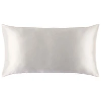 Slip Silk Pillowcase - King White/Off-white