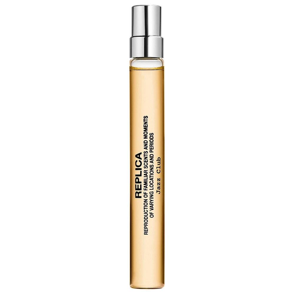 Maison Margiela REPLICA' Jazz Club Eau de Toilette Travel Spray with Tobacco Leaf & Rum 0.34 oz/ 10 mL