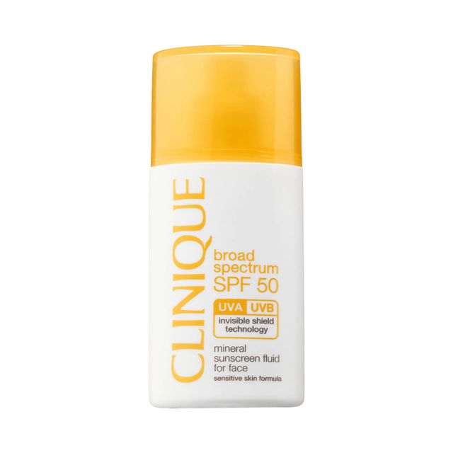 CLINIQUE Broad Spectrum SPF 50 Mineral Sunscreen Fluid for Face 1 oz