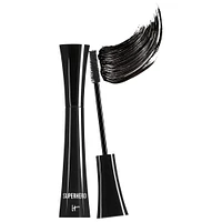IT Cosmetics Superhero Elastic Stretch Volumizing and Lengthening Mascara Super Black 0.30 oz/ 9 g