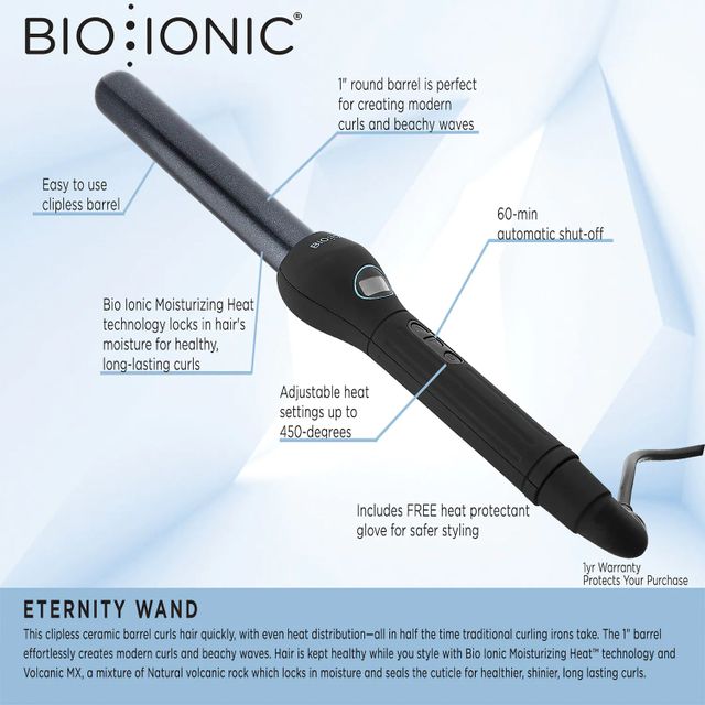 Eternity Wand Pro Styling Wand 1"