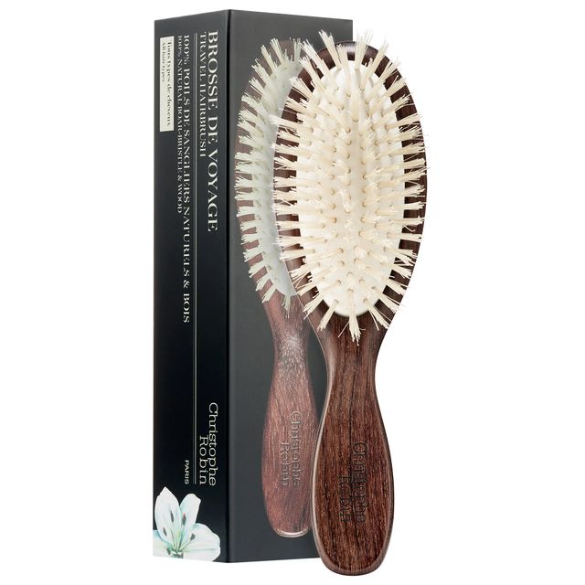Boar Bristle Detangling Paddle Hairbrush