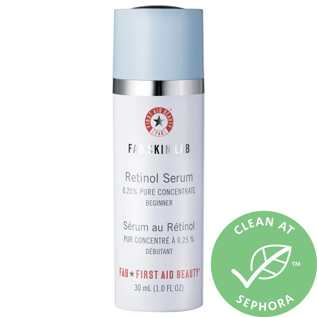 First Aid Beauty FAB Skin Lab Retinol Serum 0.25% Pure Concentrate 1 oz/ 30 mL