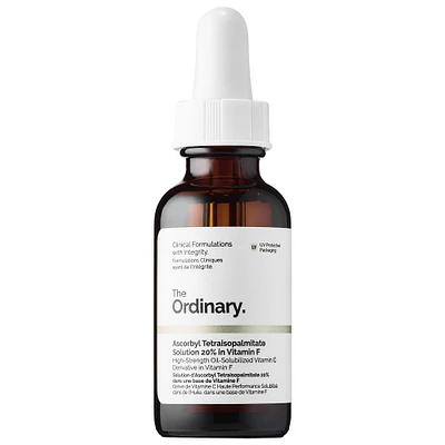 The Ordinary Ascorbyl Tetraisopalmitate Solution 20% in Vitamin F for Hydration and Brightening 1 oz/ 30 mL