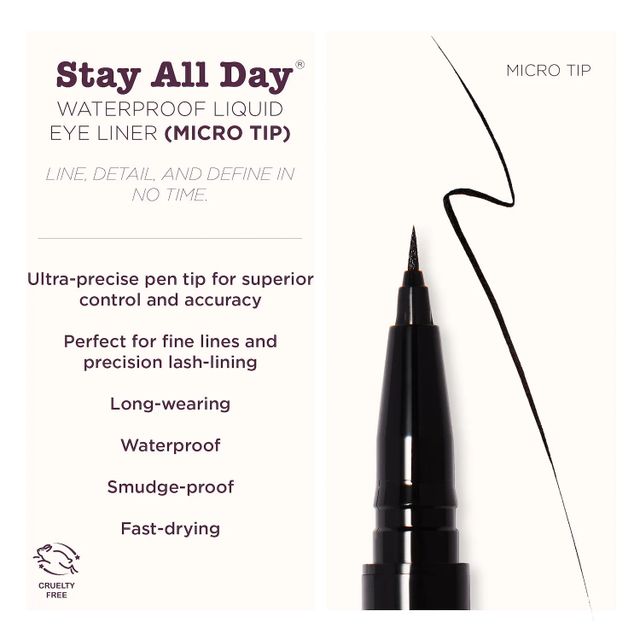 Stay All Day® Waterproof Liquid Eye Liner - Micro Tip