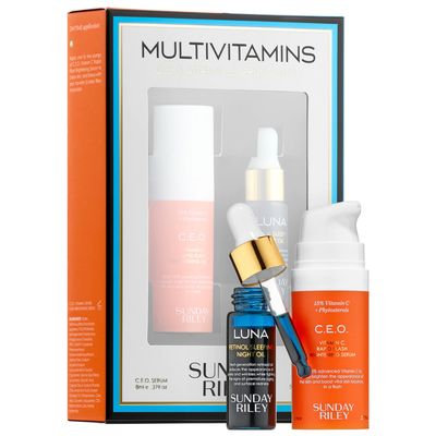 Sunday Riley Mini coffret multivitamines 15 % vitamine C + rétinol