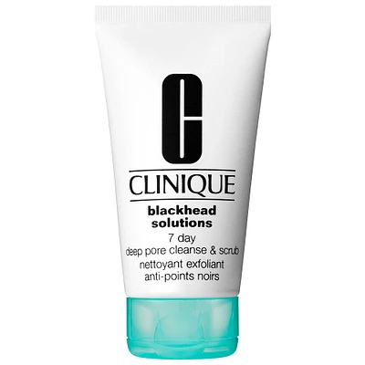 CLINIQUE Blackhead Solutions 7 Day Deep Pore Cleanser & Face Scrub with Salicylic Acid 4.2 oz/ 125 mL