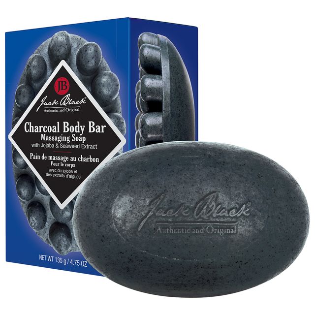 Jack Black Charcoal Body Bar Massaging Soap 4.75 oz/ 135 g