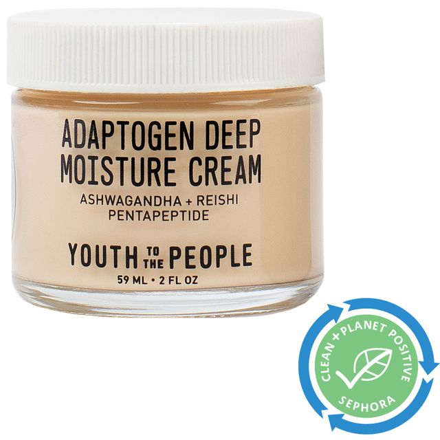 Youth To The People Adaptogen Deep Moisture Cream with Ashwagandha + Reishi 2 oz/ 60 mL