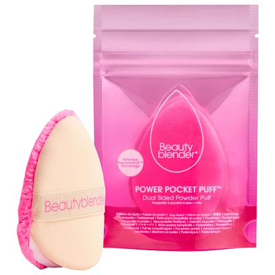 Beautyblender POWER POCKET PUFF™ Dual-Sided Powder Puff for Setting and Baking