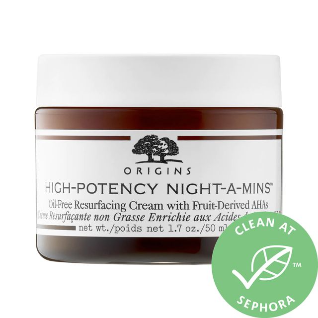 Origins High-Potency Night-A-Mins Oil-Free Resurfacing Cream with Fruit Derived AHAs 1.7 oz/ 50 mL