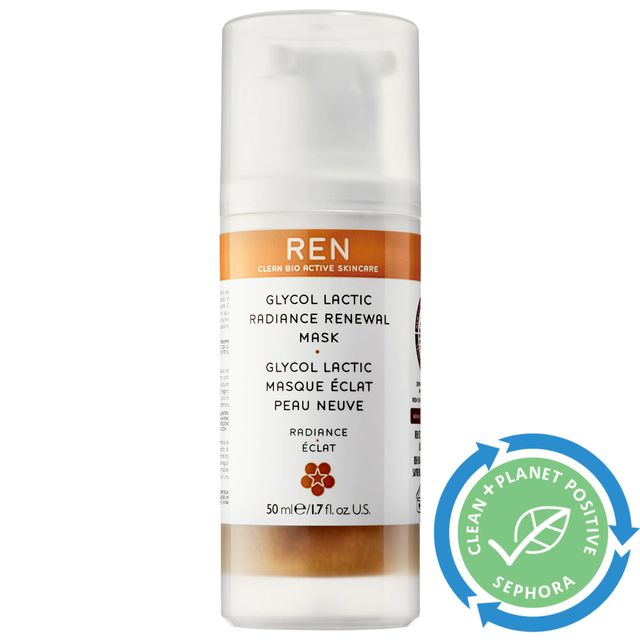 REN Clean Skincare Glycol Lactic Radiance Renewal Mask 1.7 oz/ 50 mL