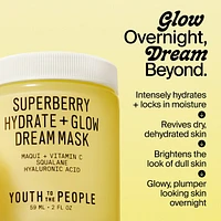 Superberry Hydrate + Glow Dream Night Cream Mask with Vitamin C