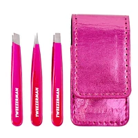 Micro Mini Pink Perfection Tweezer Set