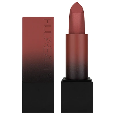 HUDA BEAUTY Power Bullet Matte Lipstick Third Date 0.10 oz/ 3 g