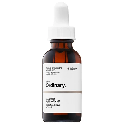 The Ordinary Mandelic Acid 10% + HA Gentle Facial Exfoliating Serum for Hydration 1 oz/ 30 mL