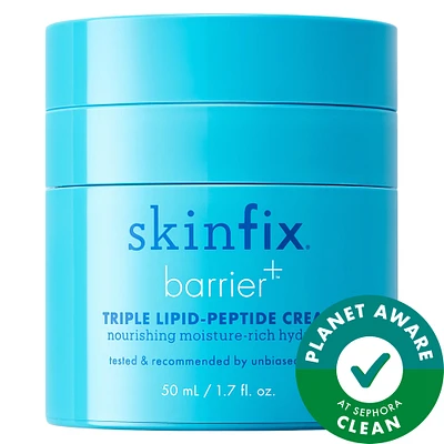 Skinfix Triple Lipid-Peptide Cream Refillable Barrier Moisturizer with Ceramides mL