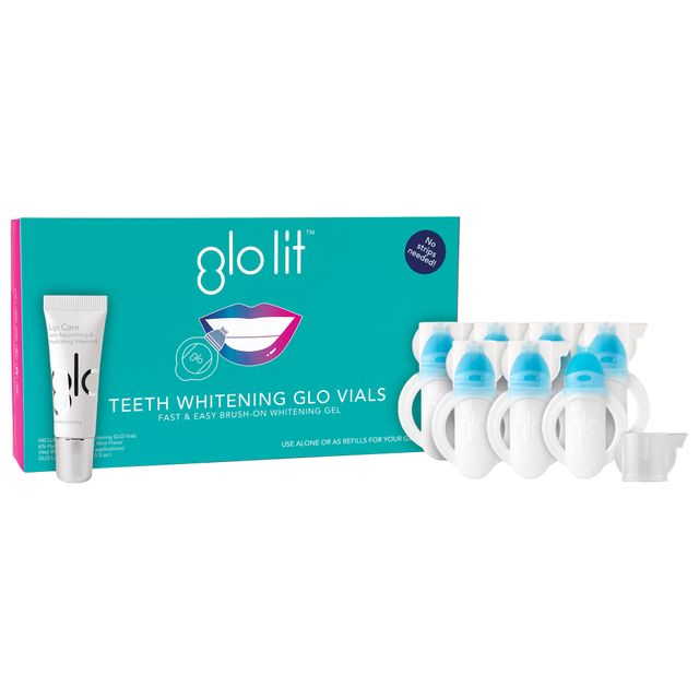 GLO Science GLO Lit™ Teeth Whitening Vials 7 Pack + Lip Care 7 Vials