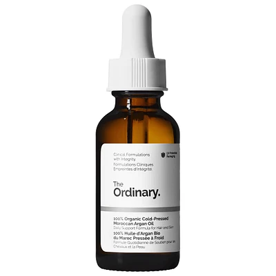The Ordinary 100% Organic Cold-Pressed Moroccan Argan Oil for Skin & Hair 1 oz/ 30 mL