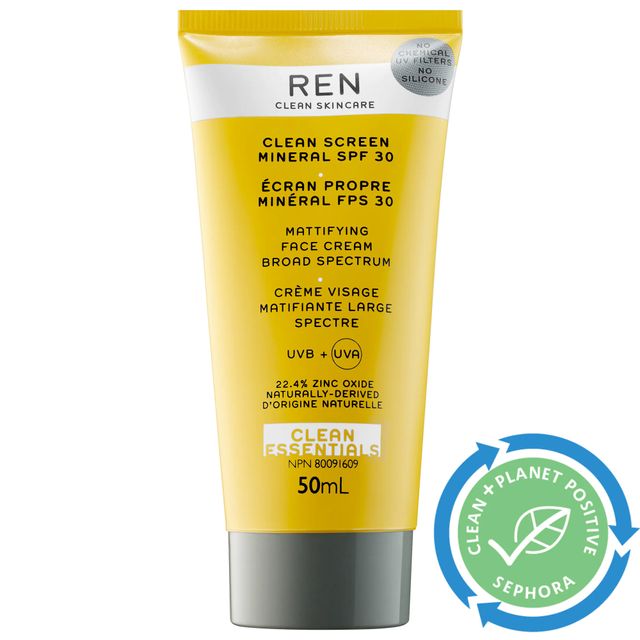 REN Clean Skincare Clean Screen Mineral SPF 30 1.69 oz/ 50 mL