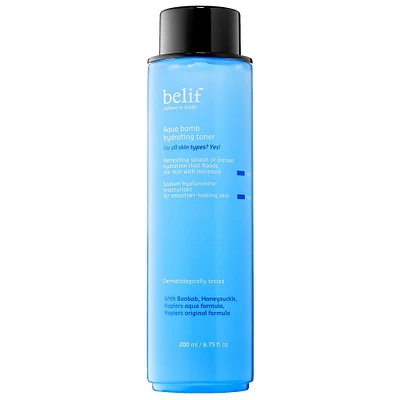 belif Aqua Bomb Hydrating Toner with Hyaluronic Acid 6.75 oz/ 200 mL
