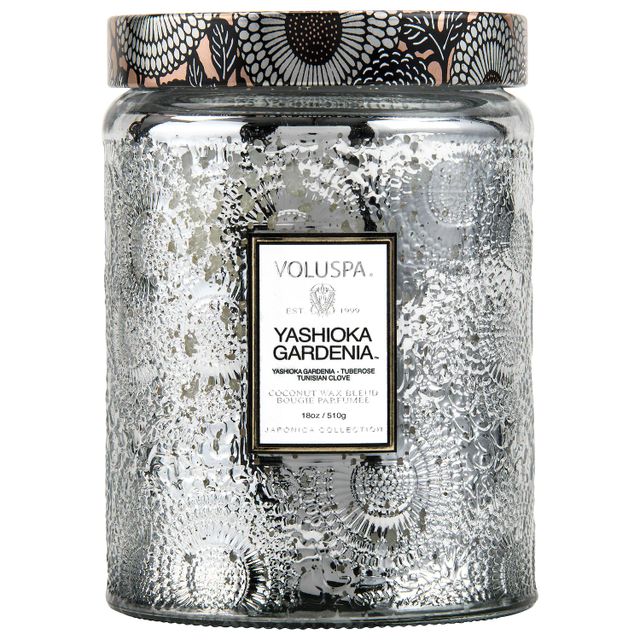 Yashioka Gardenia Glass Jar Candle